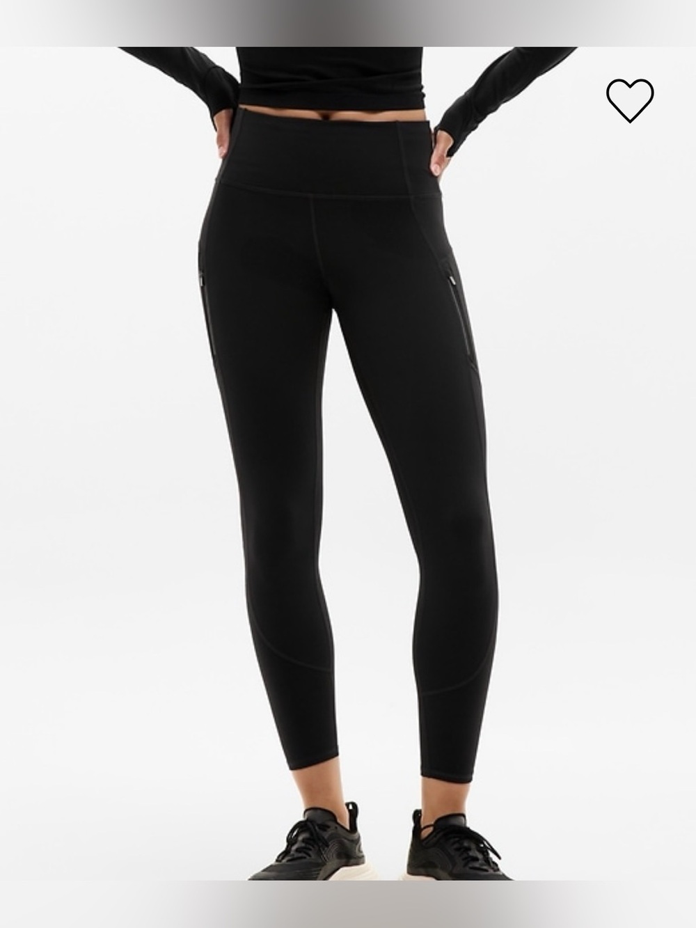 Athleta Rainer Tight Legging in Black| Size: 1X